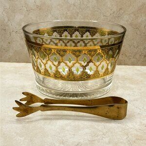 Culver Valencia Ice Bucket And Tongs 1960s